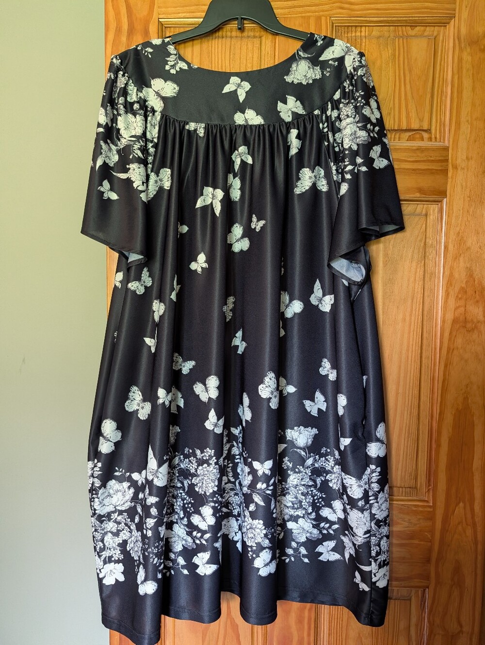 (2)Anthony Richards Short Sleeve Muumuu House Dress Lounger Gowns Women's New 5X - Picture 4 of 6
